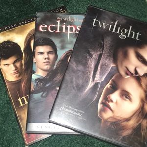 3 pack twilight, eclipse, new moon (DELUXE)